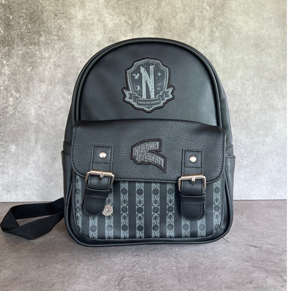 Wednesday Addams Nevermore Academy mini backpack Addams family goth emo punk